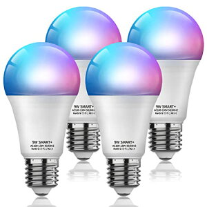 X}[gd WiFi LEDd AlexaΉ Google HomeΉ X}[gCg 9W E26 800lm X}[gƓdƖ ȃGlCg d }`J[ Fv dF F ڊo 4Zbg