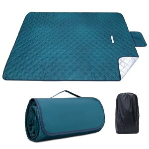 YACOTOERI レジャーシート 厚手 ピクニックマット テントマット大判 145x195cm アルミシート 防水 折り畳みやすい 携帯便利 収納袋付く軽量 遠足 運動会 お花見 ビーチ キャンプ アウトドア(ダー
