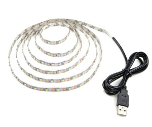 SGcreation y1m LEDe[vCg ԐڏƖzUSBΉ SMD3528 5V LEDe[v dF F IƖ er Be{bNX  u K[W ANAE warm white1m