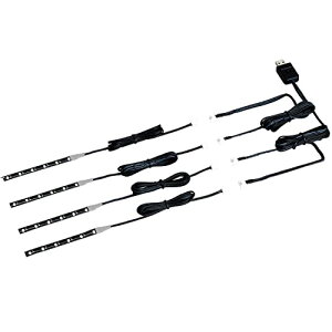 ZC(SEIWA) ԓpi C~Cg USBubNCgLEDC~4 F343 LEDe[vCg4A 24LED tLVu USBd J[pi