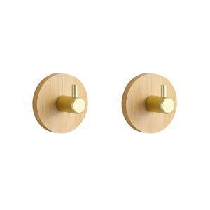 壁掛けフック 収納用 耐荷重10KG 楠竹の材質 キッチンツール タオルフック コート掛け 玄関 洗面所 お風呂場 浴室 便利 ウォール 壁のフック 壁に付けられる家具 簡易インストール くぎフリ