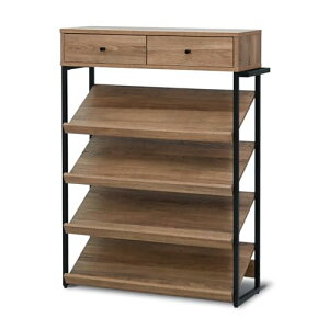 moca company SHOEBLE ^ V[YbN 73cm ȃXy[X ot 4i ʔ V[Y{bNX C C[bN ΂ uE