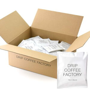 ドリップコーヒーファクトリー 【 100袋 】 ドリップバッグ コーヒー 【大容量】 (100袋, リッチブレンド)