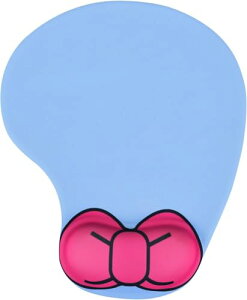 Newseego マウスパッド かわいい リストレスト 一体型マウスパッド 低反発リストレス 人間工学 クッション キャラクター 滑り止め 水洗い 耐久性良い 手首 疲労軽減 ゲーム 仕事用 パソコンパ