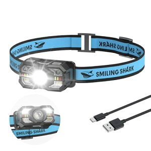 Smiling Shark [d LED wbhCg TD-0168, yWEU[h1zPxAEghAwbhv USB[d\ ƐԃXg{ LpƖ 45°px y IPX4 hho ő8Ԏgp