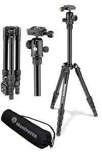 }tbg(Manfrotto) ElementgxOr X[ ubN RpNg y ܂ݎ L[P[Xt {[_䓋 ω׏d6kg SL143cm MKELES5BK-BH