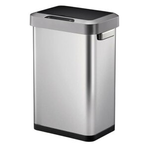 EKO ゴミ箱 自動開閉 ホライゾン第1世代 ホライゾンセンサービン シルバー 45L ふた付き インナーボックス無し EK9262MT-45L