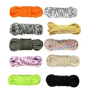 TRX pR[h 10FZbgeg[v 4mm 3m Lv AEghAp Jt ω׏d @\ DIY׍H |[v FuXbgZbg NtgZbg (10F)