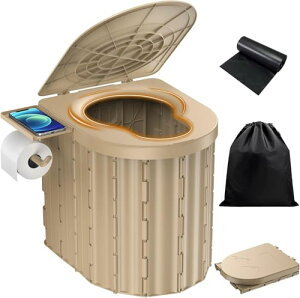 MOARS 簡易トイレ 防災グッズ 耐荷重2倍アップ 200KGまで 家庭トイレと同じ高さ 緊急時も快適に 10年以上保存 折り畳み式 非常用携帯トイレ 災害用 トイレットペーパーフック 小物ホルダー 人