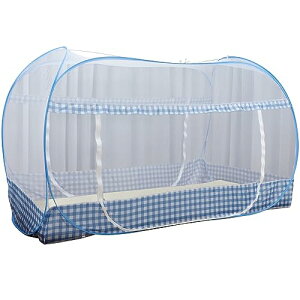 蚊帳 ワンタッチ 底付き 蚊よけネット ムカデ モモンガ 虫 対策 テント式 かや 折りたたみ 自立式 べっど用蚊帳 1ドアタイプ 網目は細かい 持ち運べる 収納便利 通気性よい 室内 アウトドア