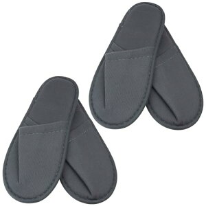 prendre 使い捨てスリッパ 携帯スリッパ 2足セット 使い捨て 滑り止め 前閉じタイプ 履きやすい 個包装 旅行 来客 携帯 持ち運び 軽量 (2足分) PR-SLIPPER01-2ST