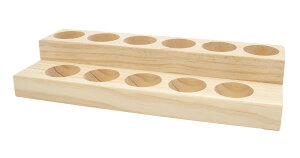 St.espoir アロマスタンド 木製 ナチュラル色 無垢なのでDIYでカスタマイズも可能 調味料入れなどにも (2段)