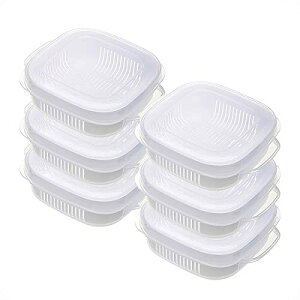 冷凍ごはん容器 【食品衛生法適合】ご飯冷凍容器 (電子レンジ/食器洗い乾燥機対応)新生活 一膳分 (6個入り / ホワイト) bpaフリー 保存容器