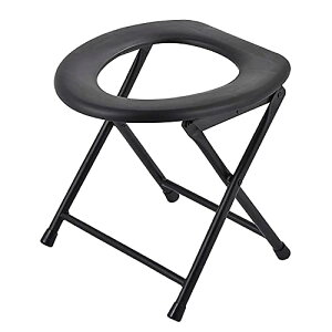 JOYme 折りたたみ式簡易トイレ 携帯トイレ (椅子型/滑り止めゴム付) ポータブルトイレ 非常用トイレ 災害用トイレ (軽量/コンパクト)介護 キャンプ 釣り 登山 アウトドア ハイキング 旅行 渋