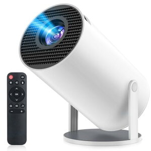 プロジェクター 家庭用【2025年進化モデル】プロジェクター 小型 20000LM 1080P 270°回転 4K対応 天井投影 Wi-Fi6瞬間接続 Android TV搭載 Bluetooth5.3 HiFiスピーカー 自動台形補正 ズーム機能 短距離投影
