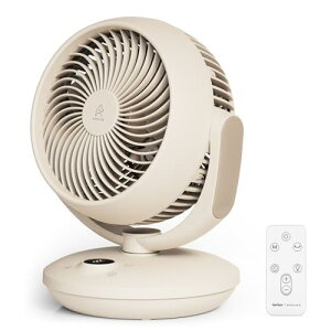 サーキュレーター 静音 省エネ 扇風機 【猛暑対策 360度8m強力送風】エペイオス(Epeios) 卓上扇風機 DCモーター COCO 小型 上下左右首振り 分解洗える リモコン付き 節電 8段階風量調整 9Hタイマ