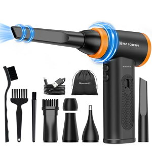 K&F CONCEPT d GA_X^[u[ 120000RPM] 5ރmY iKʒ 5000mAheʃobe[ USB Type-C[d LEDfUC 3{duVt S҂ɑΉ /PC|/L[