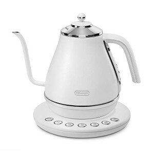 De'Longhi (�f�����M) �d�C�J�t�F�P�g�� �A�C�R�i KBOE1230J-W ���x�����@�\�t�� �X�e�����X �n���h�h���b�v 1.0L �����v�b�V��5�i�K���x�ݒ� 20���ۉ��@�\ ���m�Ȓ����S�n ���₷�����ʌv [�s�[�X