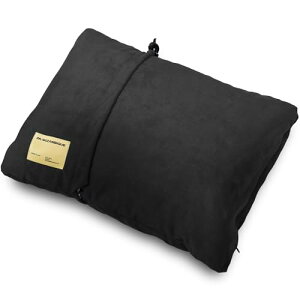Mozambique(モザンビーク) キャンプ 枕 ピロー トラベルピロー 携帯枕 ミディアム【キャンプでもぐっすり寝られるように】 (ナイトブラック)