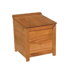 国産杉 ベランダ に置ける おしゃれ な 木製 コンポスト ボックス 堆肥増加型mini26L ブラウン (全6色) 生ごみ処理容器 コンポスター ガーデニング