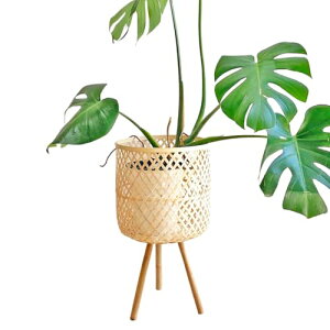 竹 プランターバスケット Lサイズ 鉢カバー 植木鉢 竹 プランター 9号 プランター カバー 入れ 大型 おしゃれ 鉢用 竹鉢カバー スタンド プラントカバー プランタスタンド 観葉植物 植物 か