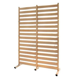 ALMAX アルマックス オレフェンス アルミ たためる フェンス 幅120×高さ180 (木目調ナチュラルブラウン) 目隠し ラティス DIY OF-1218NB