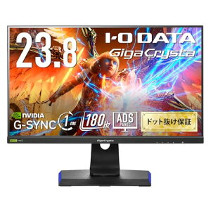 �y�@ �z IODATA �Q�[�~���O���j�^�[ 23.8�C���` GigaCrysta 180Hz ADS�p�l�� �u���b�N ���P�_�ۏؑΉ�(HDMI×2/DisplayPort/VESA�Ή�/��������/�c����]/�y���T�|�[�g/���{���[�J�[/���P�_�ۏ�) EX-GD241JD