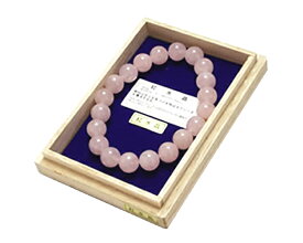【天然石決算SALE】【ポイント10倍】 【 伊勢 宮忠 】 【 ブレスレット ローズクォーツ（紅水晶） 10φ 20玉 】 紅水晶 ローズクォーツ ブレスレット 天然石 パワーストーン アンチエイジング 恋愛成就 アクセサリー 神棚