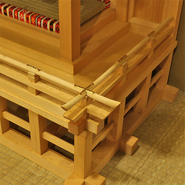 楽天市場】【アウトレット】 内祭用大型神殿 こけら葺雛御殿 〈R-502 