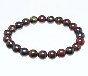 天然石 ブレスレット アイアンタイガーアイ 8φ 23玉