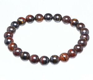 天然石 ブレスレット アイアンタイガーアイ 8φ 24玉