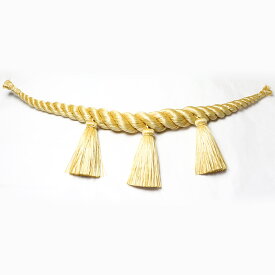 【 伊勢 宮忠 】【 しめ縄 合繊製 鼓胴型 4尺×径8cm 太房3本付 】全長120cm 直径8cm 注連縄 正月飾り しめ縄飾り 神棚飾り 神棚 飾り