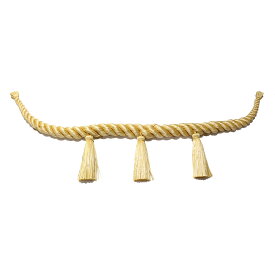 【 伊勢 宮忠 】【 しめ縄 合繊製 鼓胴型 7尺×径8cm 太房3本付 】全長210cm 直径8cm 注連縄 正月飾り しめ縄飾り 神棚飾り 神棚 飾り