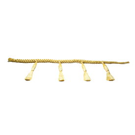 【 伊勢 宮忠 】【 しめ縄 合繊製 牛蒡型 7尺×径4cm 細房4本付 No.6 】全長210cm 直径4cm 注連縄 正月飾り しめ縄飾り 神棚飾り 神棚 飾り
