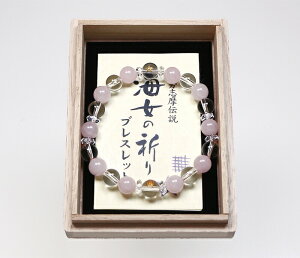 ブレスレット 海女の祈り ローズクォーツ No.1