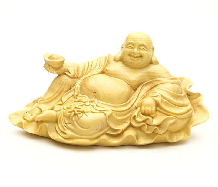 楽天市場】【 伊勢 宮忠 】【 木彫 招福円満布袋 No.3 】幅11.8cm 