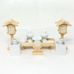 神具セット(ハーフ・小)〈K-9+神棚板+雲板(中)用〉