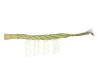 【 伊勢 宮忠 】【 しめ縄（神棚用） 4尺大根〆 （切下げ4枚付） 】全長さ120cm 直径7.5cm しめ縄 注連縄…