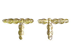 神棚 金具 【 高欄架木 No.219T T文字 6分×3寸1分5厘 】