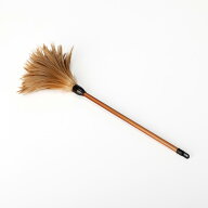 【 伊勢 宮忠 】【 清掃用 毛払い 】( 総長さ46.3cm 重さ33g ） 神棚 神具 かみだな しんぐ 毛ばたき 毛…