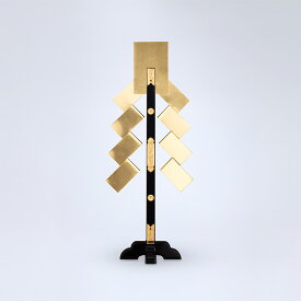 【 伊勢 宮忠 】【 金幣 切下型十字台 串高45cm 】総高60cm 足長18cm 神棚 神具