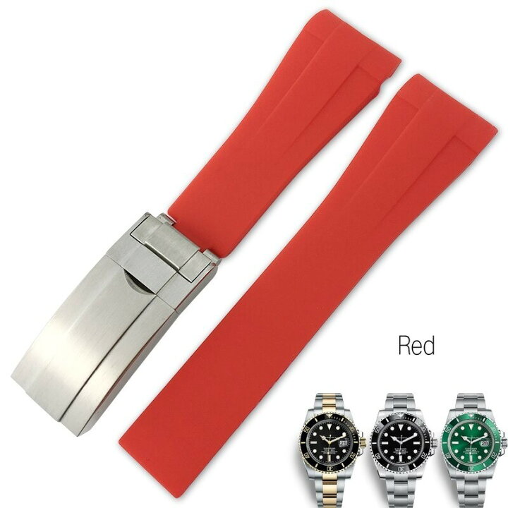 楽天市場】腕時計 ベルト 交換 ROLEX 互換品 社外品 ロレックス ラバー 