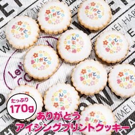 送料無料『 ありがとう クッキー 』170g プチクッキー お菓子 プチギフト ウェディング 二次会 プレゼント 個包装 大量 メッセージ入り 贈り物 記念日 お返し RSL ナガトヤ 長登屋