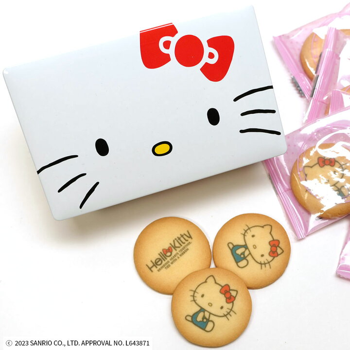 楽天市場】ハローキティ プリントクッキー 10枚入り クッキー缶キティ 