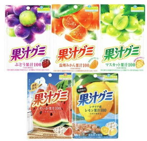 果汁グミ 全5種 詰め合わせ 果汁100%