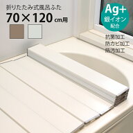 【クーポン配布中★お買い物マラソン10/14 20時〜10/17 9:59】 風呂ふた 折りたたみ式 70×120cm用 Ag抗…