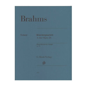 yyyzsAmldtȑ2ԃC op. 26/Piano Quartet No. 2 in A op. 26 (1861)