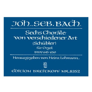 �y�I���K���y���z���܂��܂ȗl���ɂ��6�̃R���[��(�V���[�v���[�E�R���[��) BWV 645-650/6 Chorale von verschiedener Art (Schubler) BWV 645-650