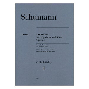 �y���y�y���z���[�_�[�N���C�X op. 24�i�����p�������j/Liederkreis op. 24 (High=orig.)