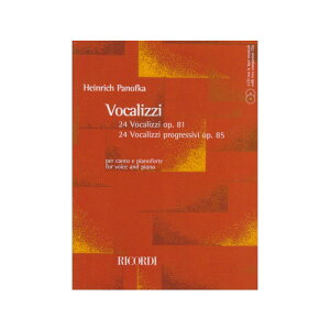 �y���y�����{�z���H�J���[�Y op. 81 85�F���tCD�t��/Vocalizzi: 24 Vocalizzi op. 81